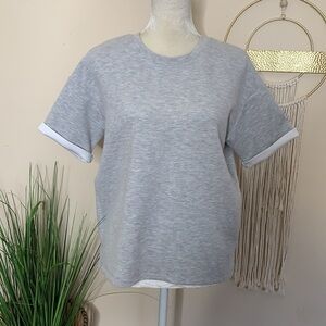 c by one • boxy short sleeve top